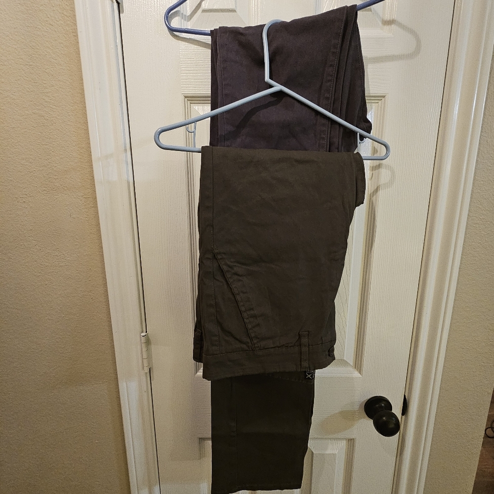 2 Southpole Men's Long Chino Pants 38W 32L